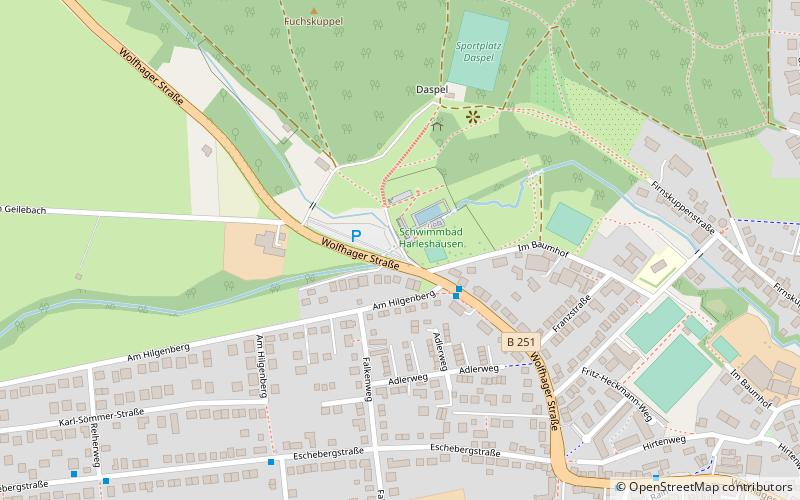 Schwimmbad Harleshausen location map