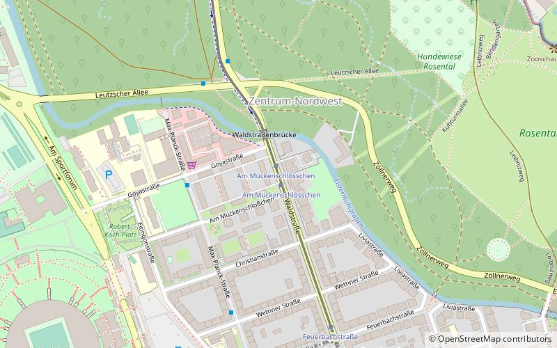 Waldstraßenviertel location map