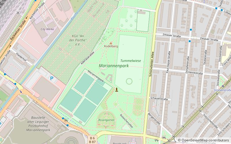 Mariannenpark location map