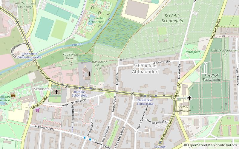 Schönefeld location map
