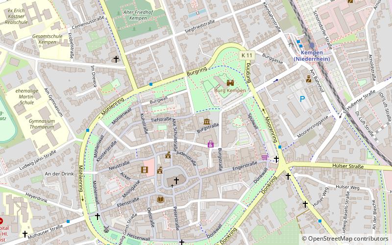 Franziskanerkloster Kempen location map