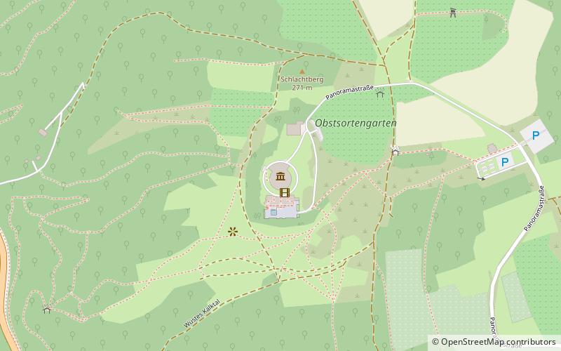 Bauernkriegspanorama location map