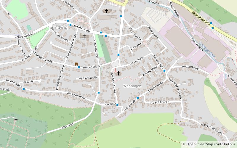 Christuskirche Sundwig location map