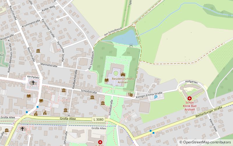 Arolsen Castle location map
