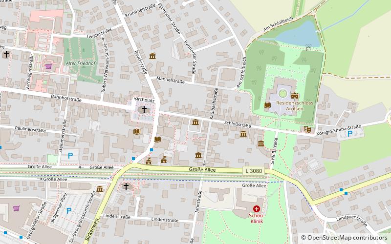 Archives Arolsen location map