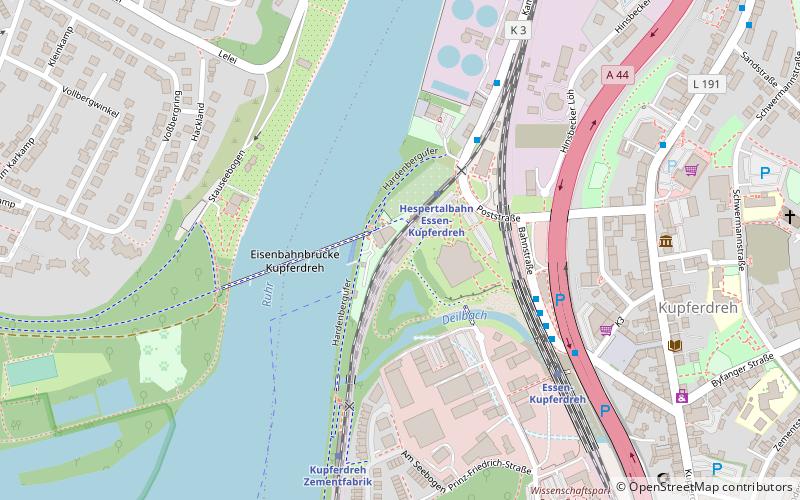 Hespertalbahn e.V. Lokschuppen location map