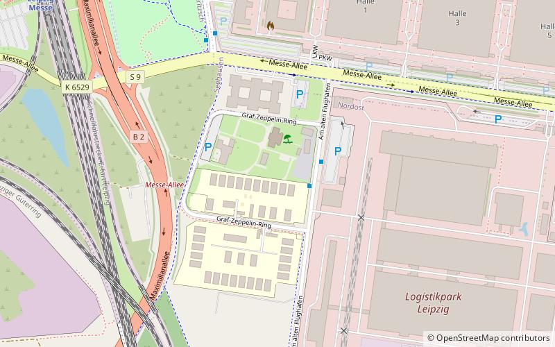 Flughafen Leipzig-Mockau location map