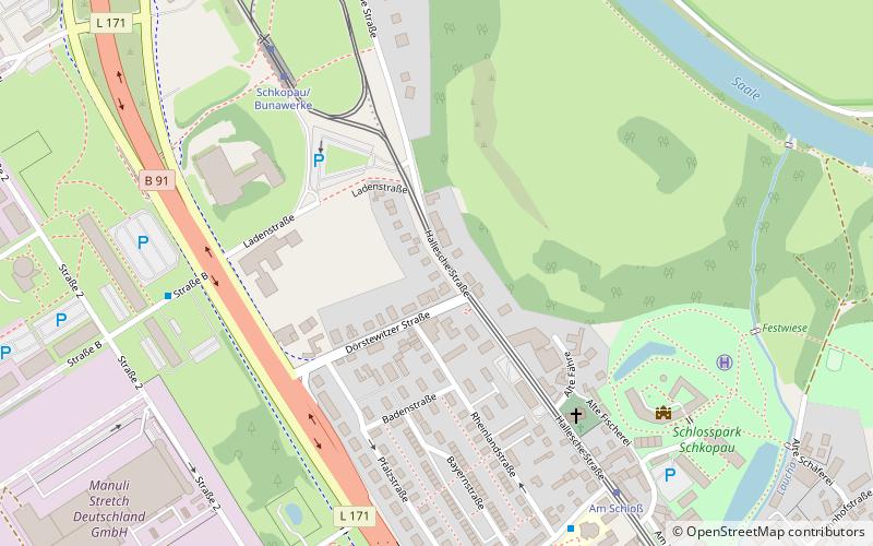 Schkopau location map