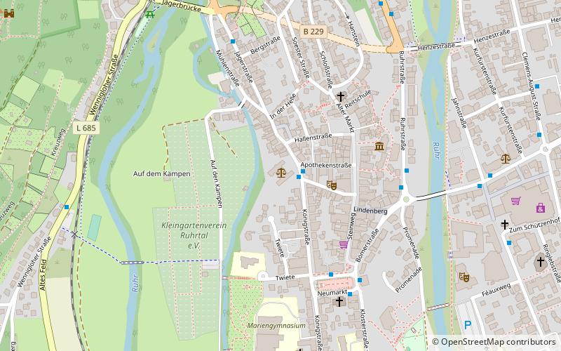 Verwaltungsgericht Arnsberg location map