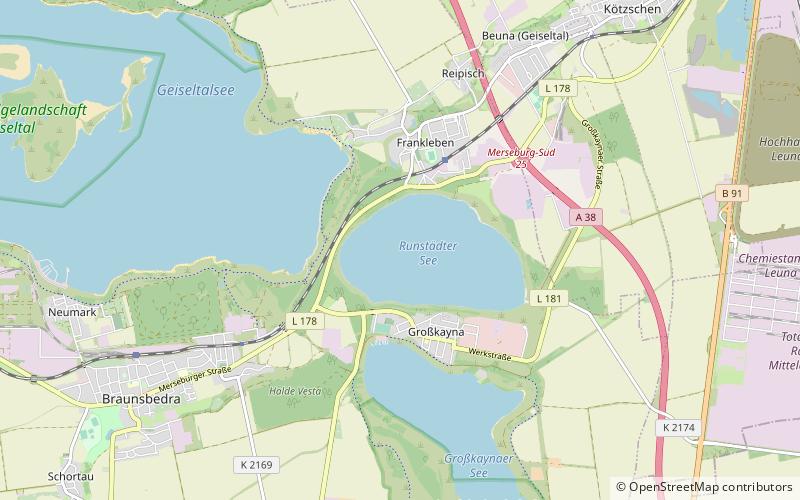 frankleben hoard location map