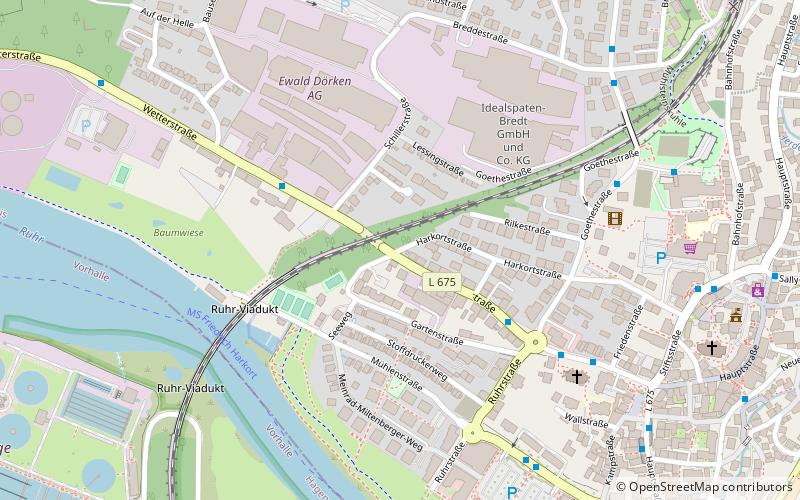 Ruhr-Viadukt location map
