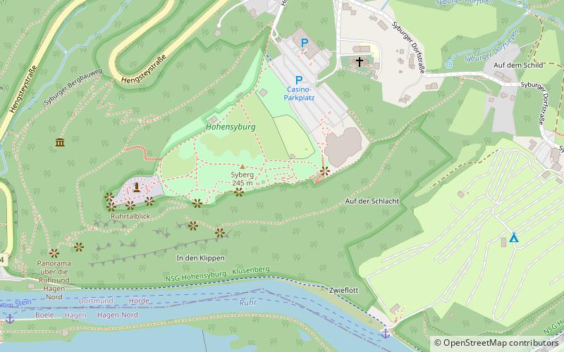 Hohensyburg location map