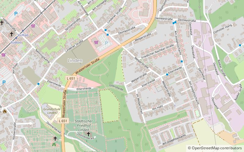 Bochum-Linden location map