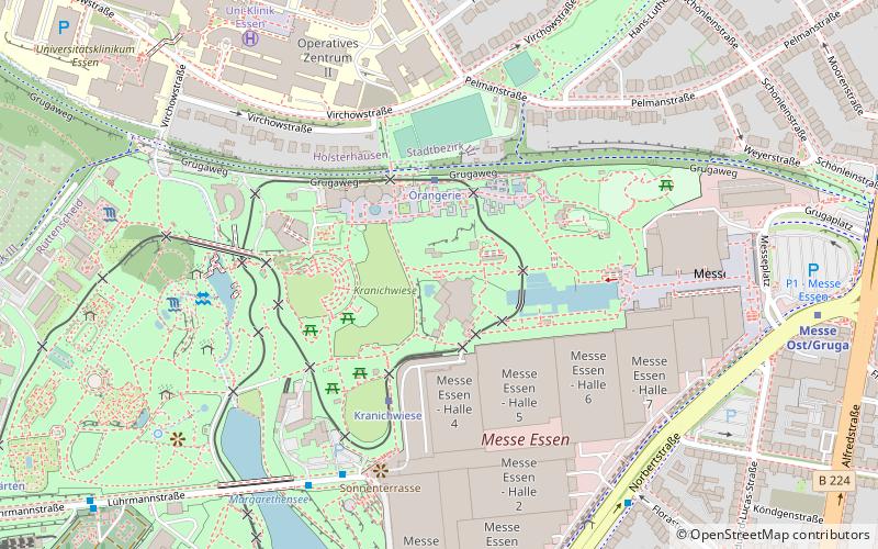 Grugaturm location map