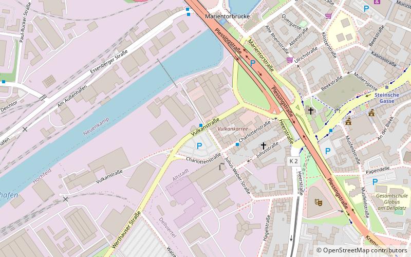 vulkanstrasse duisbourg location map