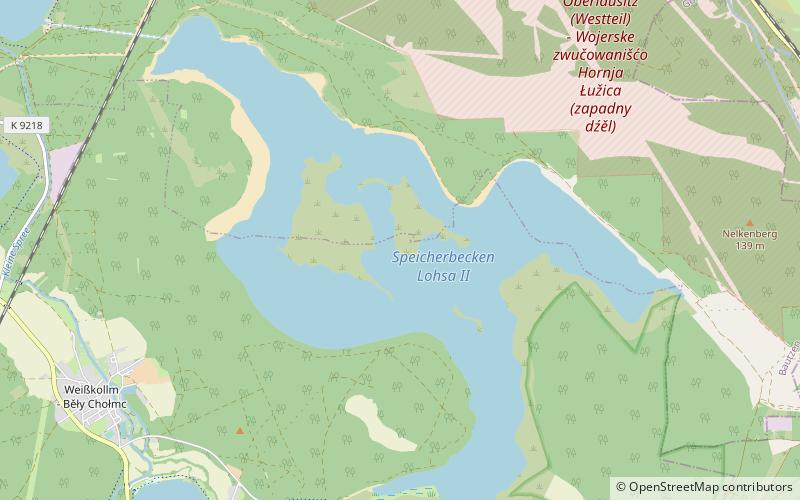 Speicherbecken Lohsa location map