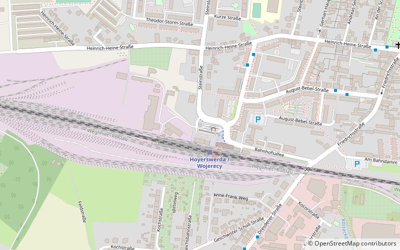 Liste der Kulturdenkmale in Hoyerswerda location map