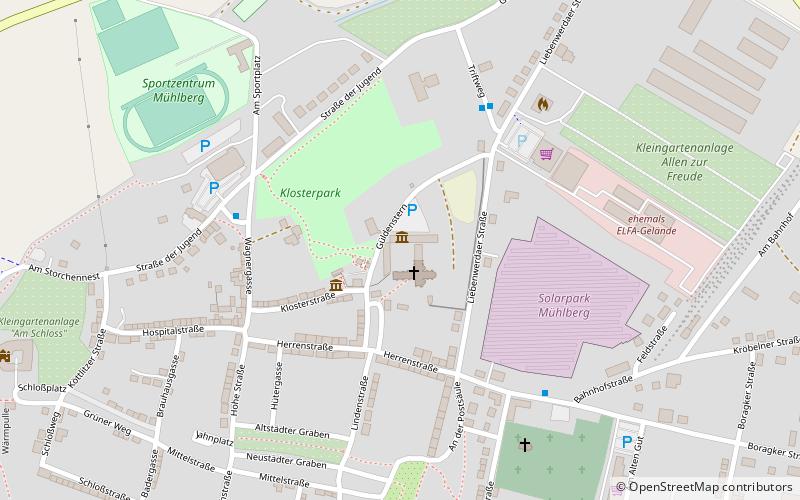 Marienstern Abbey location map
