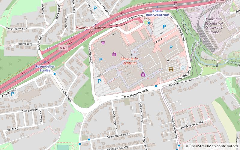 Rhein-Ruhr-Zentrum location map