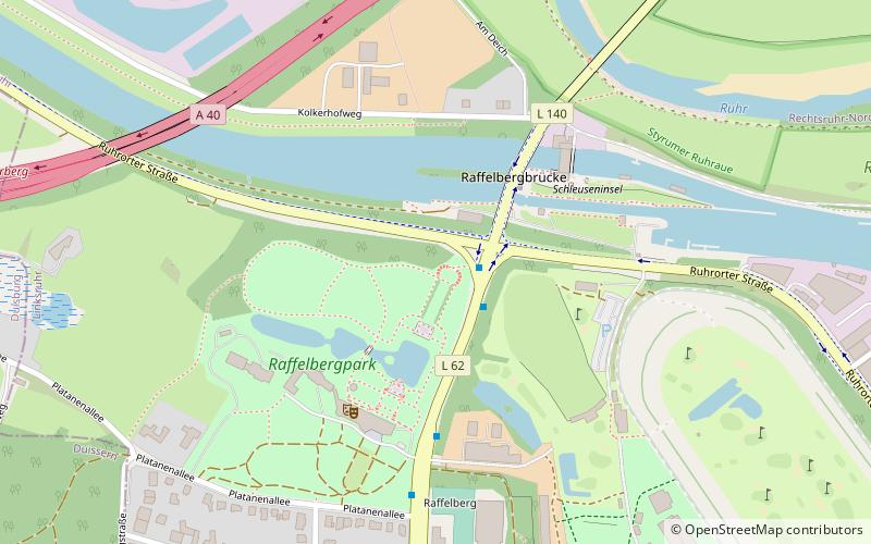 Raffelbergpark location map