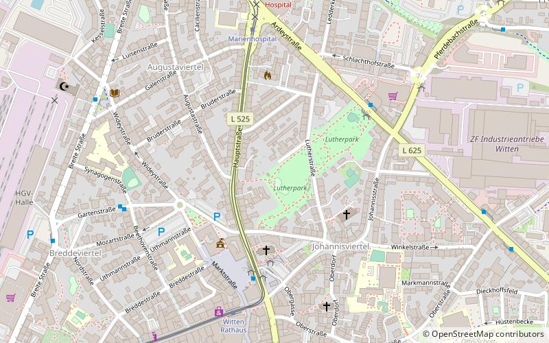 Gedenkstein evangelischer Friedhof location map