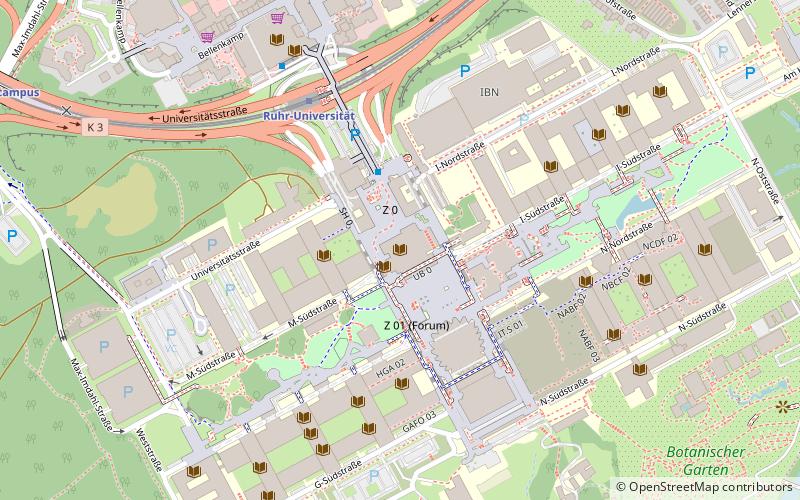 Universitätsbibliothek location map