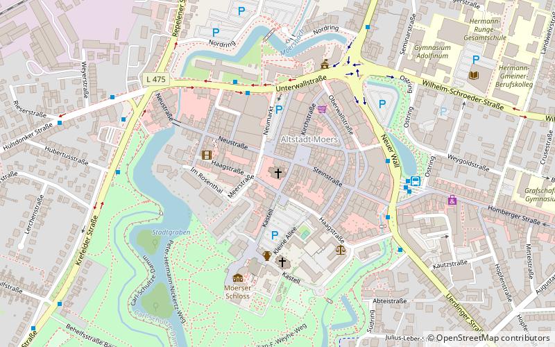 Stadtkirche Moers location map