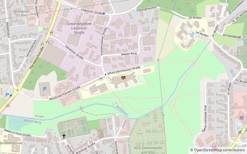 Universität Witten/Herdecke location map