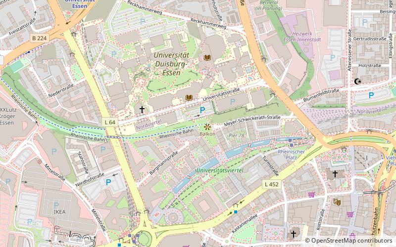 universitat duisburg essen location map