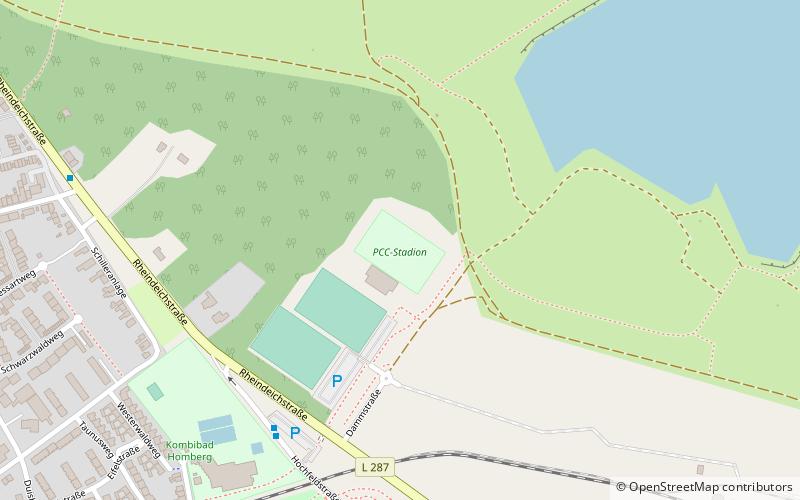 PCC-Stadion location map