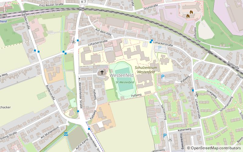 Bochum-Westenfeld location map