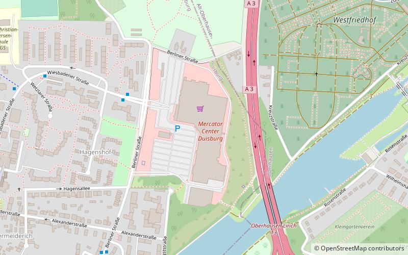Mercator Center Duisburg location map