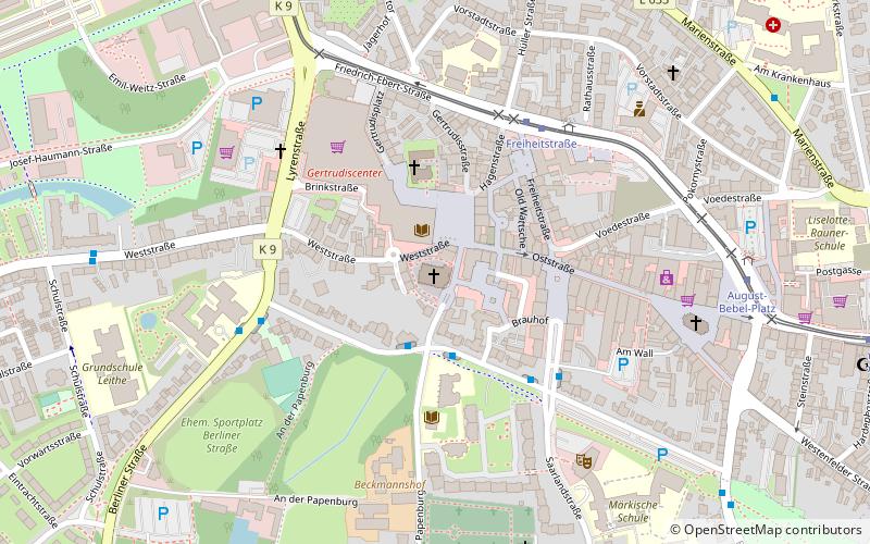 propsteikirche st gertrud von brabant bochum location map