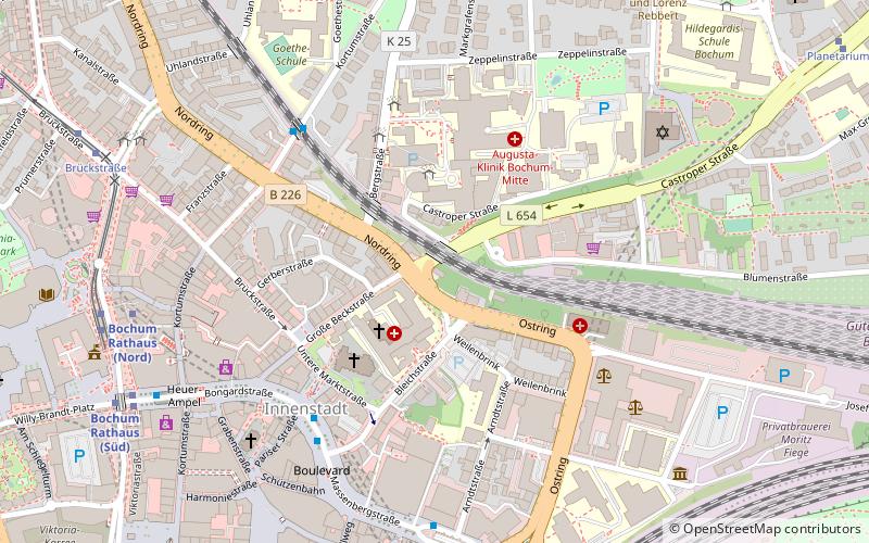 Bochum-Innenstadt location map