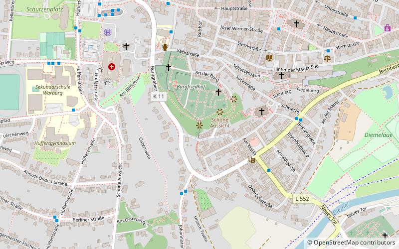 Chattenturm location map
