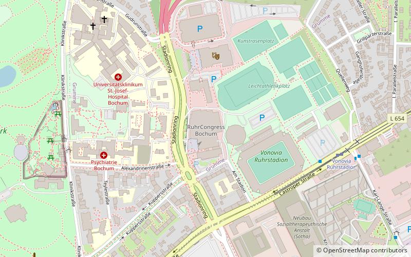RuhrCongress Bochum location map