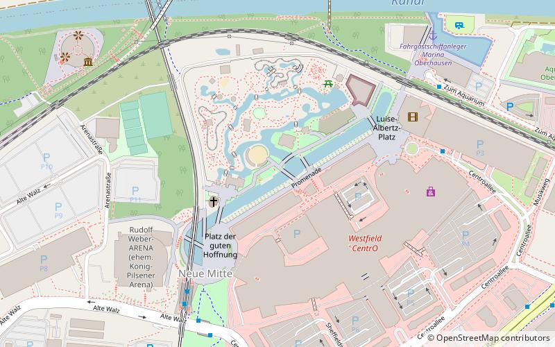 Westfield Centro location map