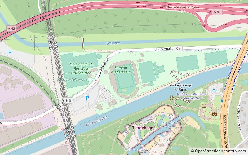 Stadion Niederrhein location map