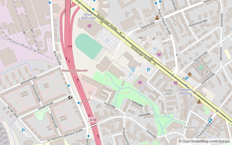 Rhein-Ruhr-Bad Hamborn location map