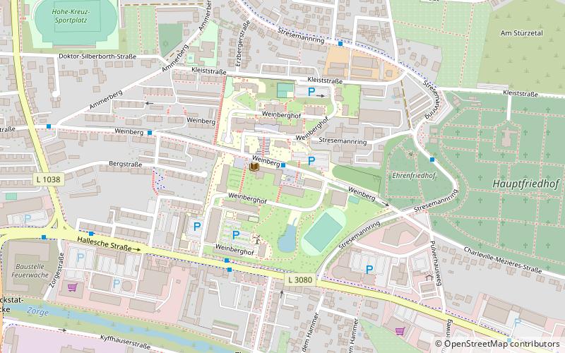 Nordhausen University of Applied Sciences location map