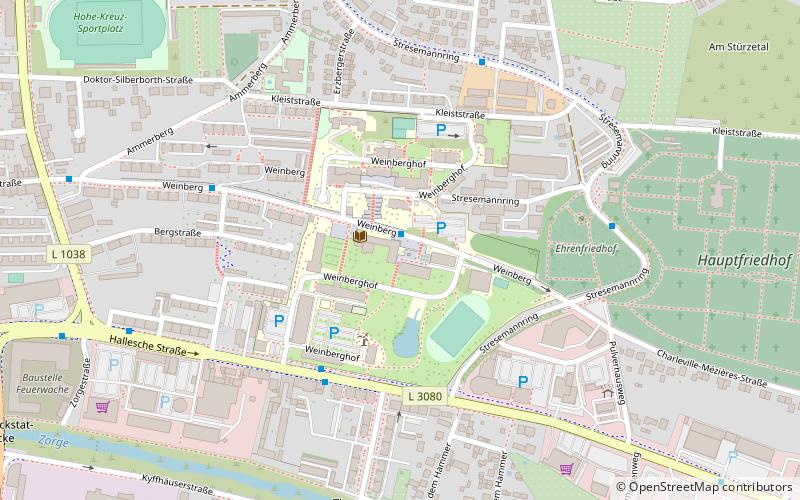 Hochschule Nordhausen location map