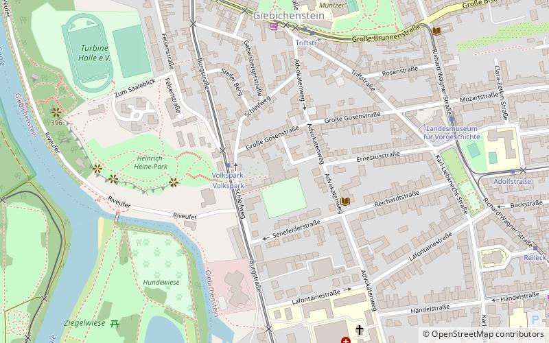 Volkspark location map