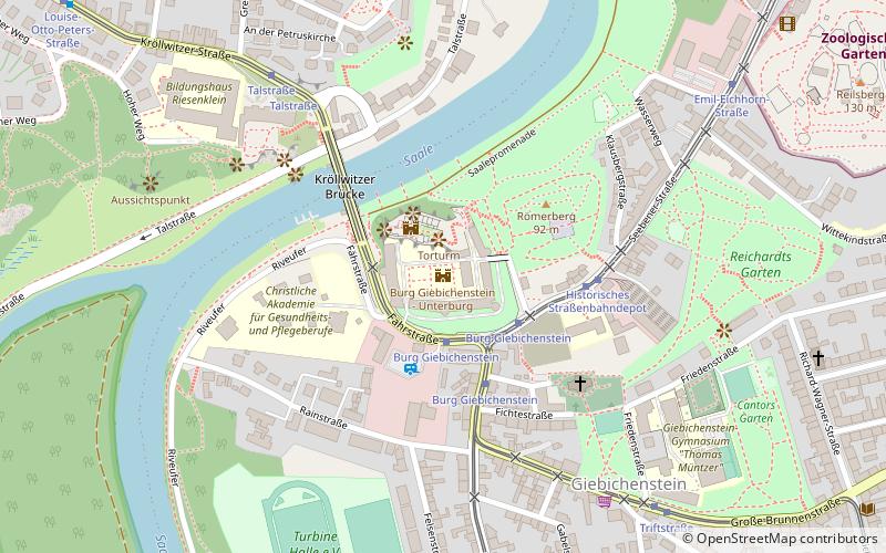 Burg Giebichenstein University of Art and Design location map
