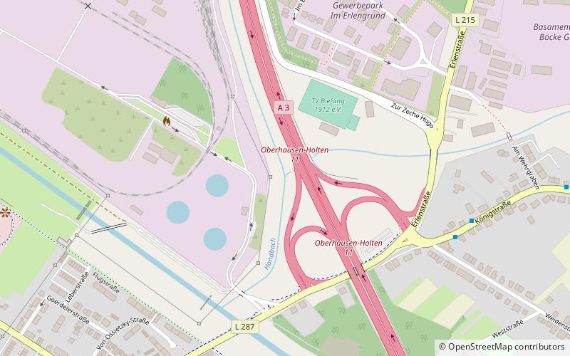 Hauptkanal Sterkrade location map