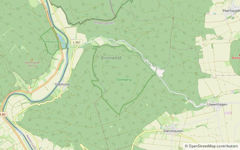 Totenberg location map