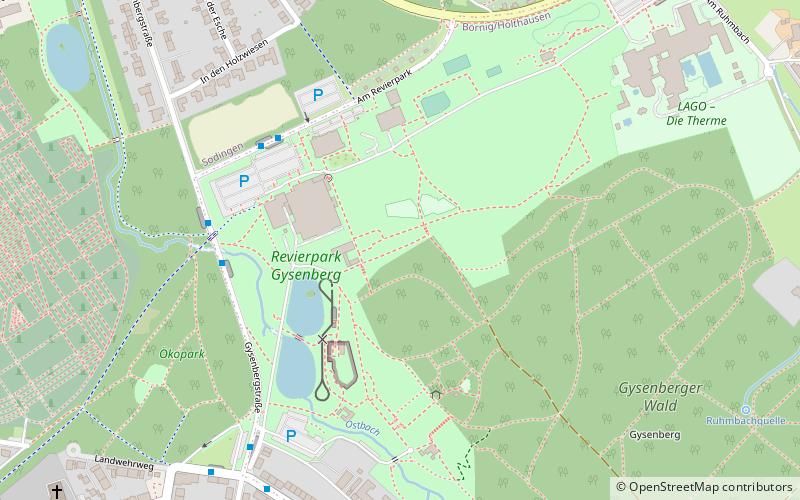 gysenberg park herne location map