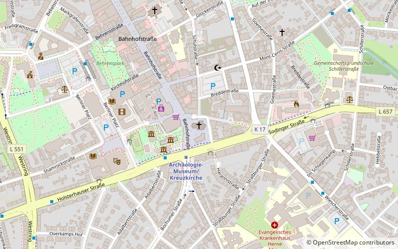 Kreuzkirche location map