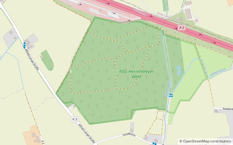 Naturschutzgebiet Herrentheyer Wald location map