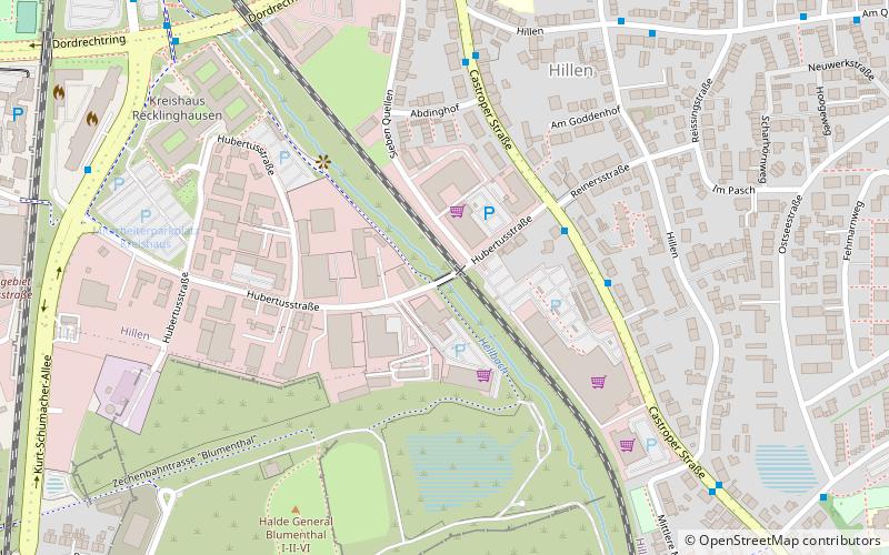 Hubertusstraße location map