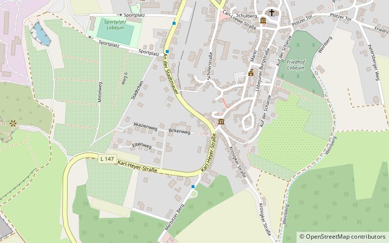 Löbejün location map